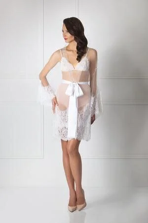 Tulle and Lace Kimono and Slip