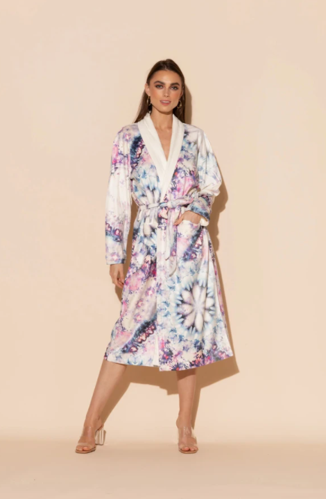 Tie Dye Long Robe
