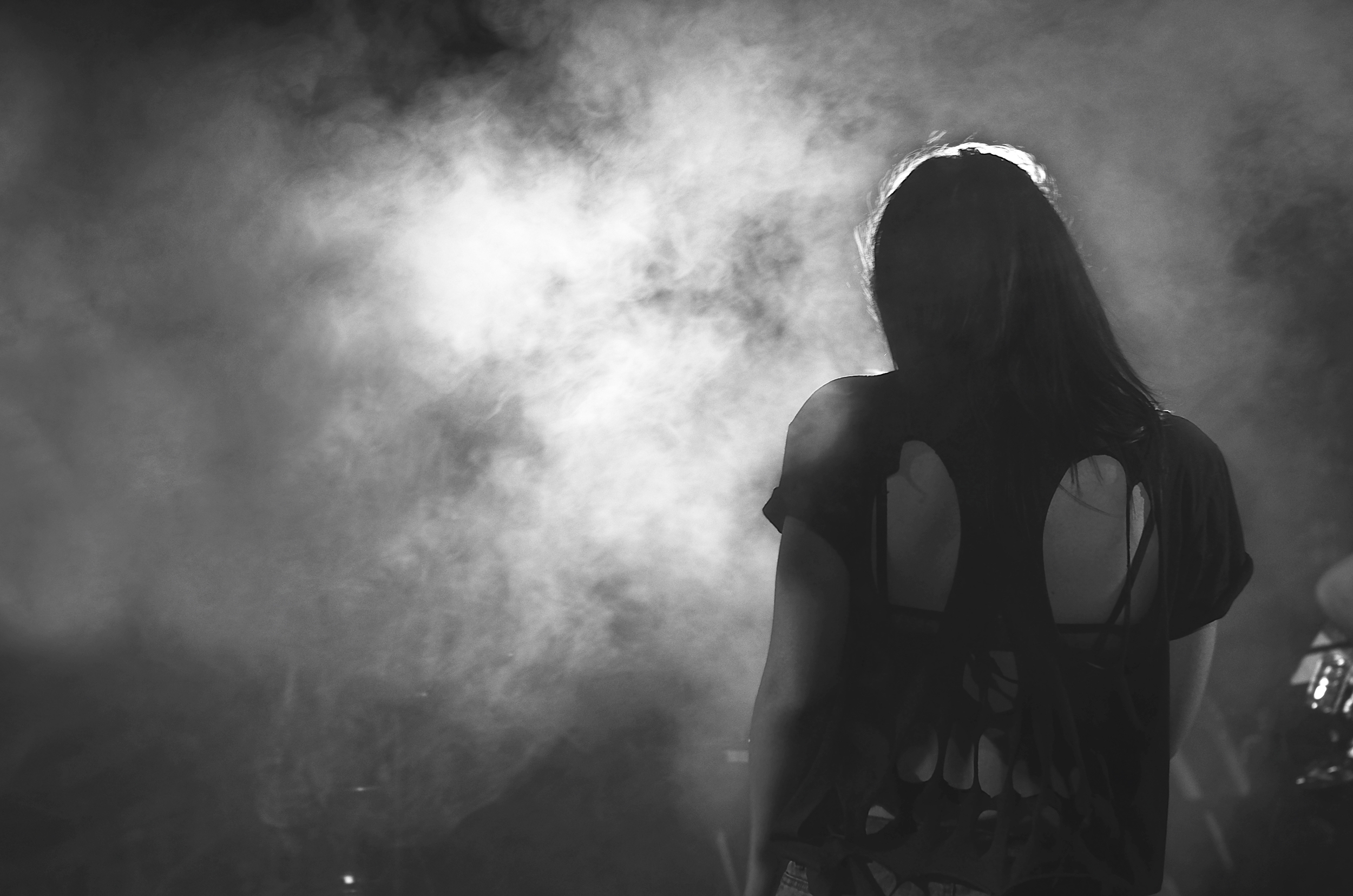 And when my back is turned