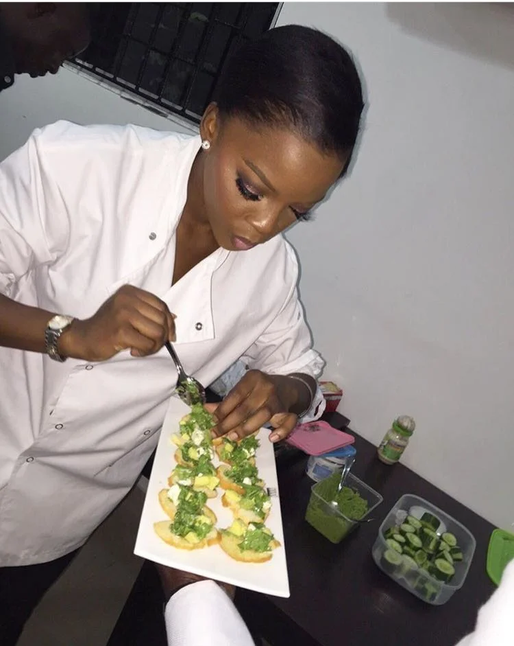 Photo: Yinka doing what she does best!