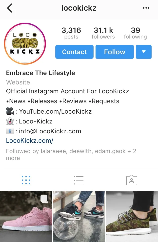 Instagram: Locokickz