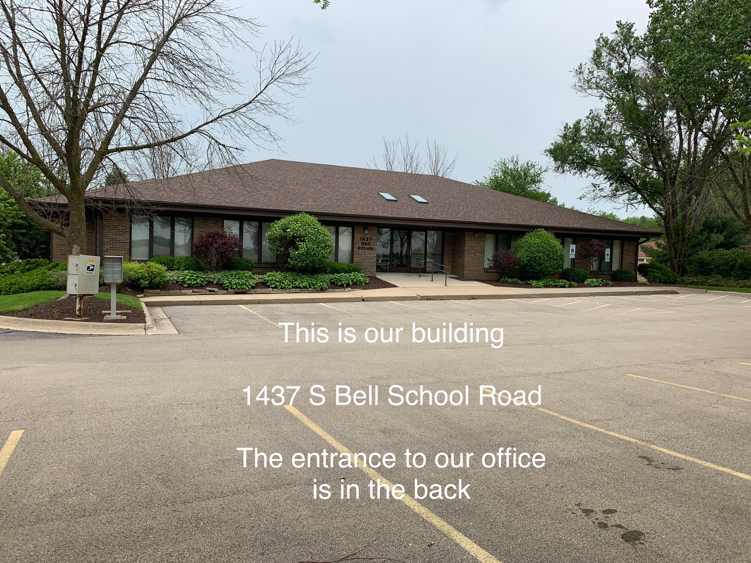 View from the front of the building