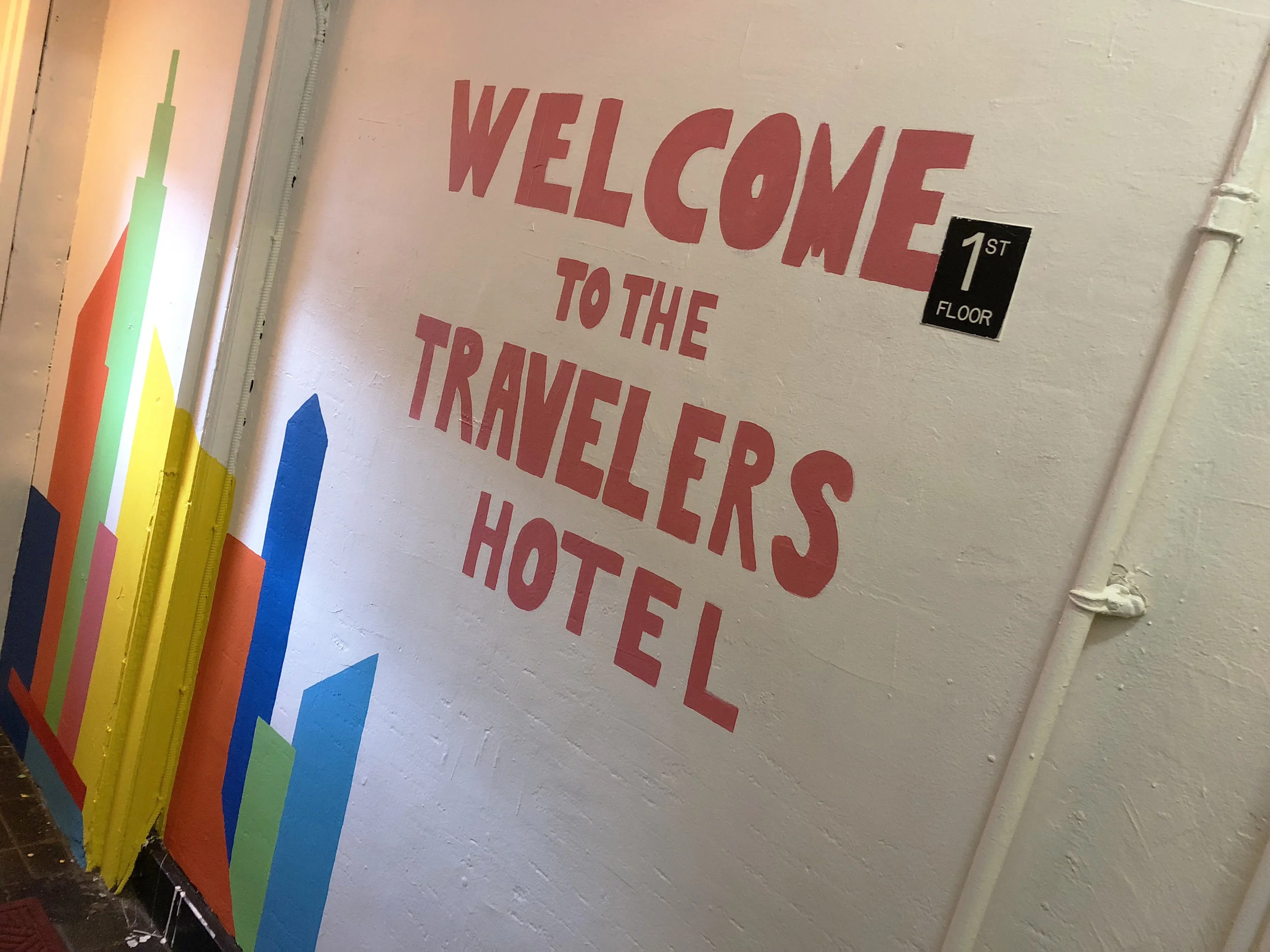 Updated lobby to Travelers thanks to the staff of Robert Graham. 