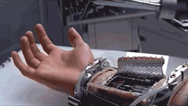Perhaps the most famous bionic hand in the universe. 
