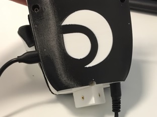 Brunel Hand with DC jack and USB micro attached