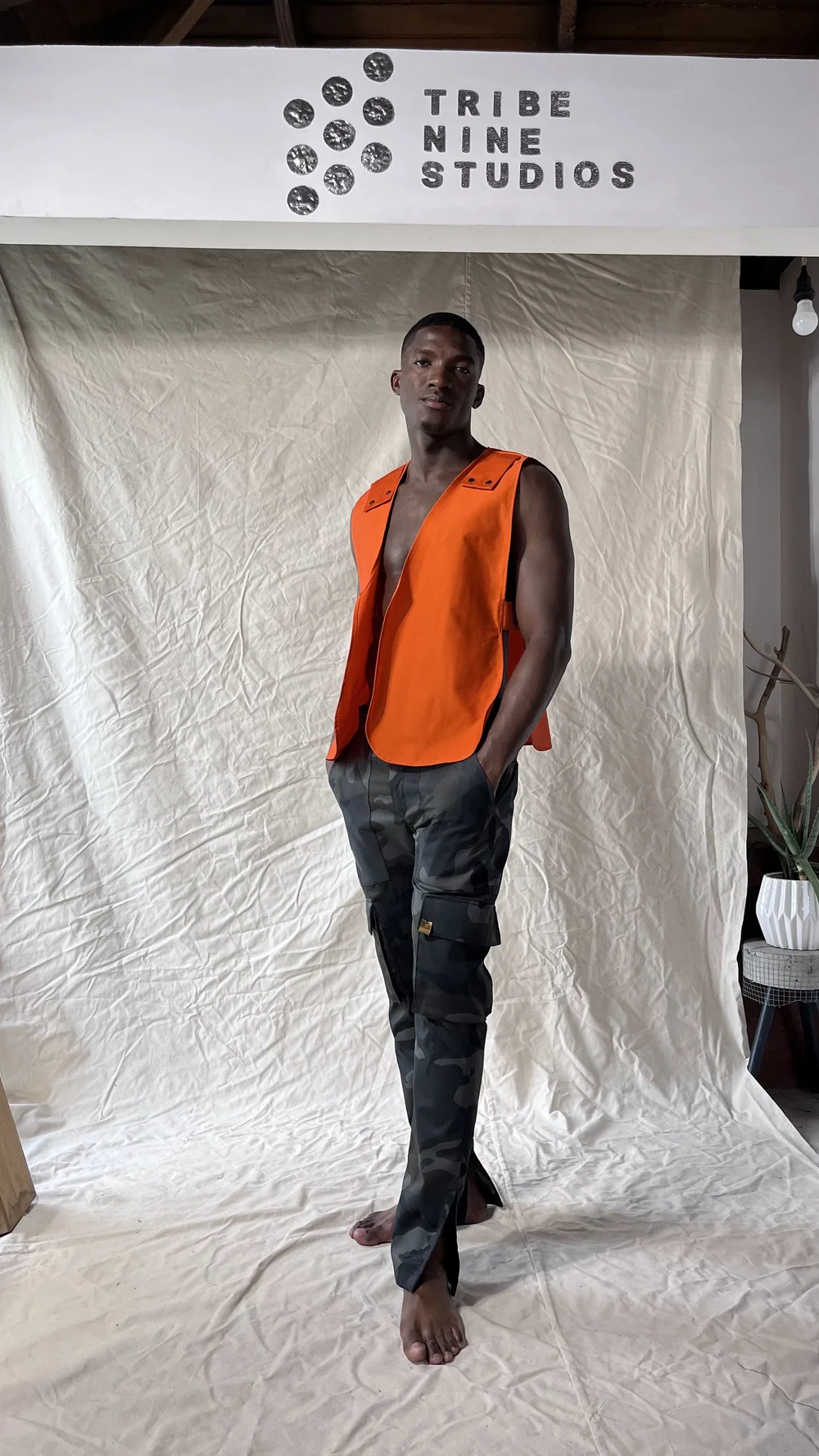Orange Tribe Hybrid Vest w/o Overlay Vest — Tribe Nine Studios