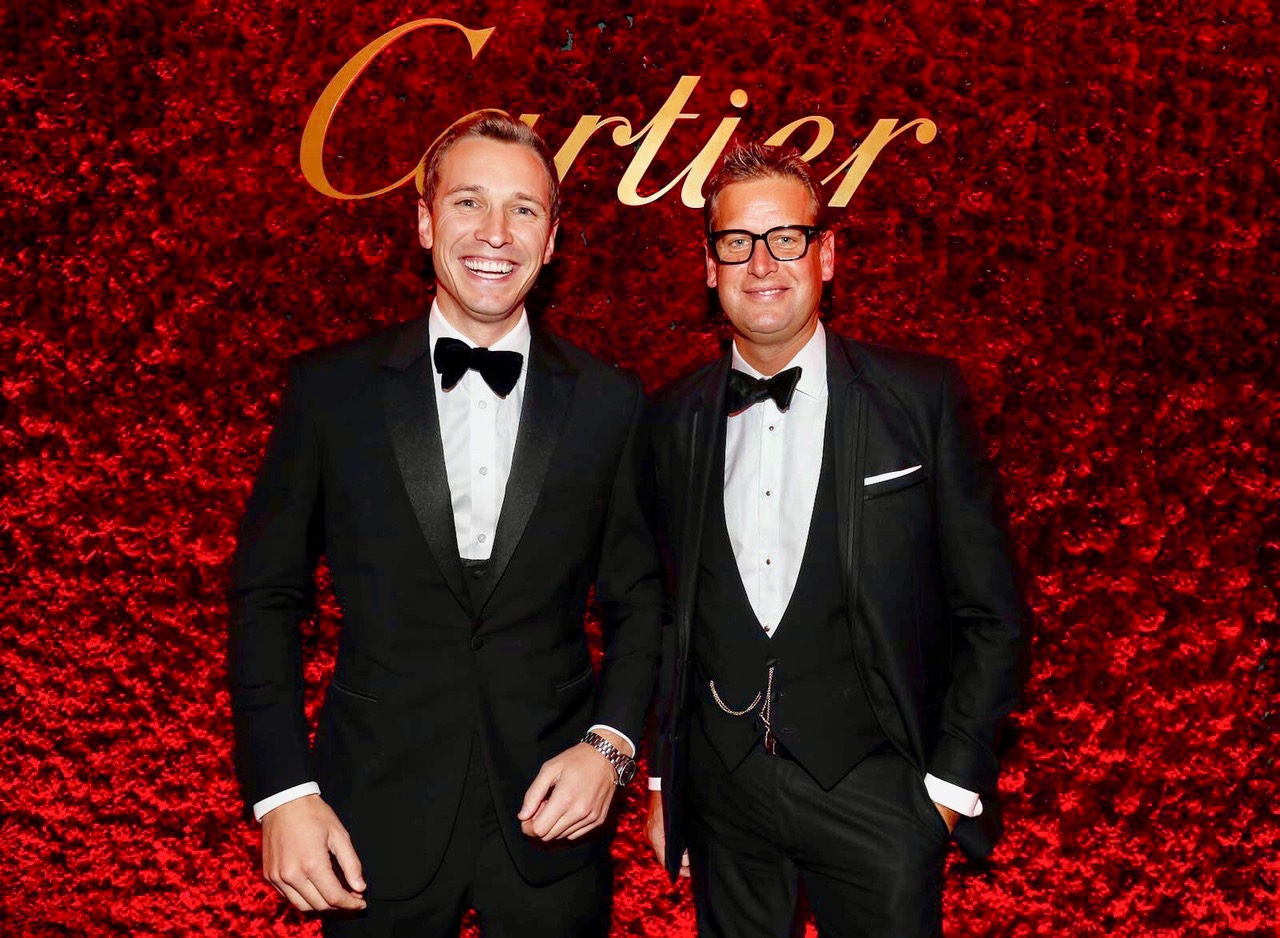 Oli Bell and Ed Chamberlin at the Cartier Awards