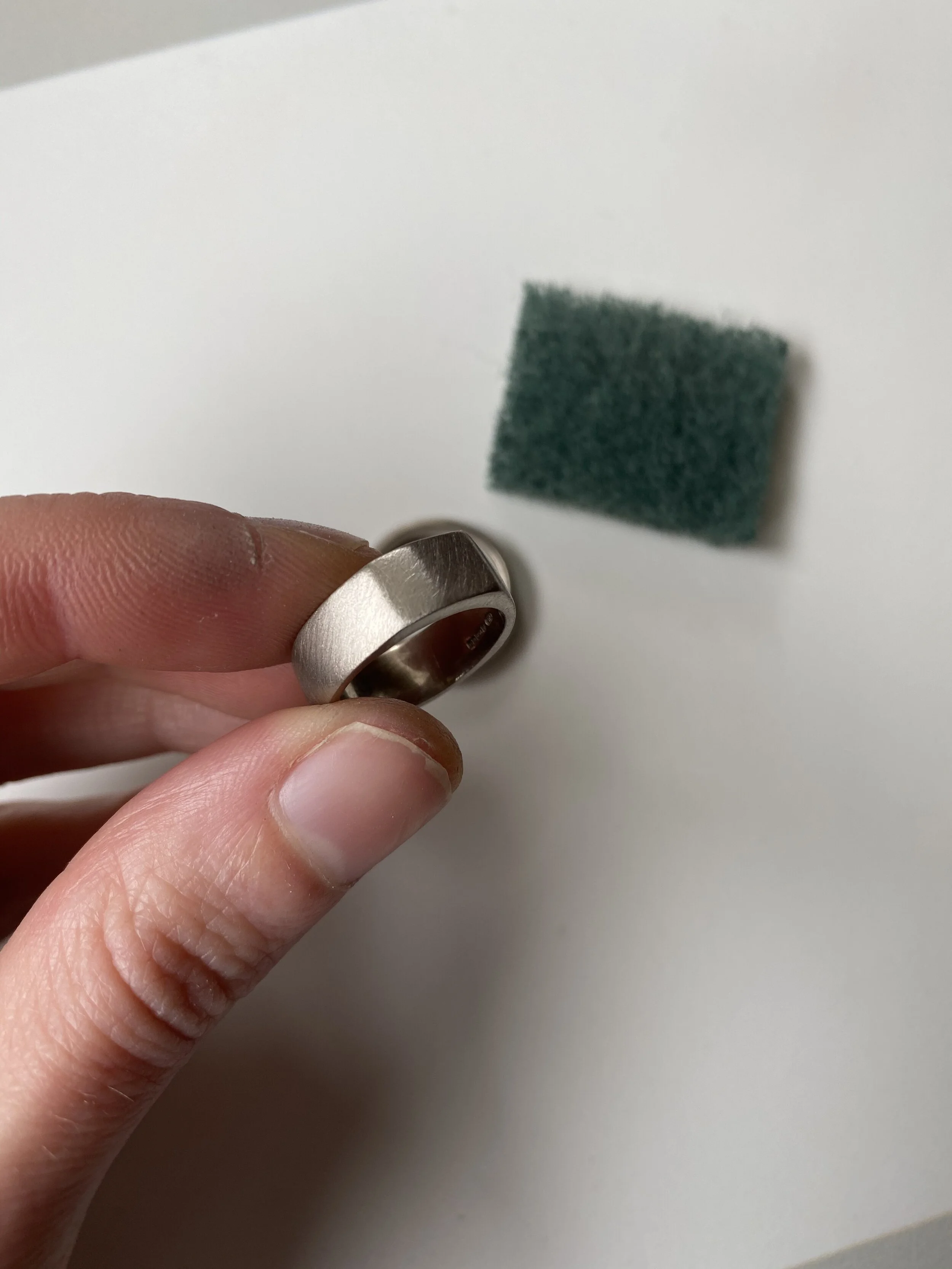 DIY brushed/matte finish