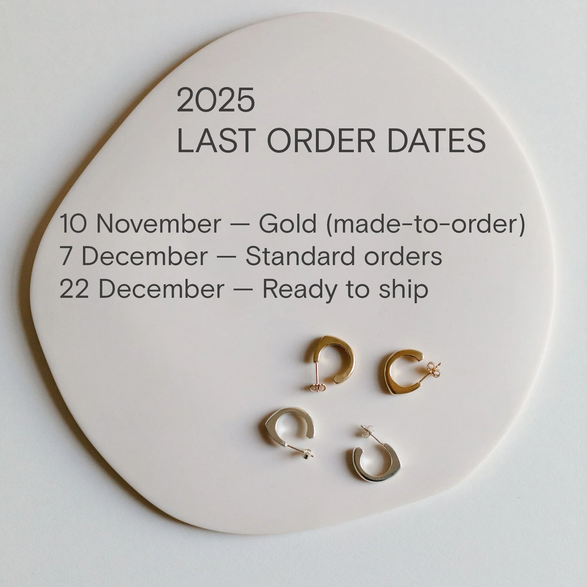 2025 Last Order Dates