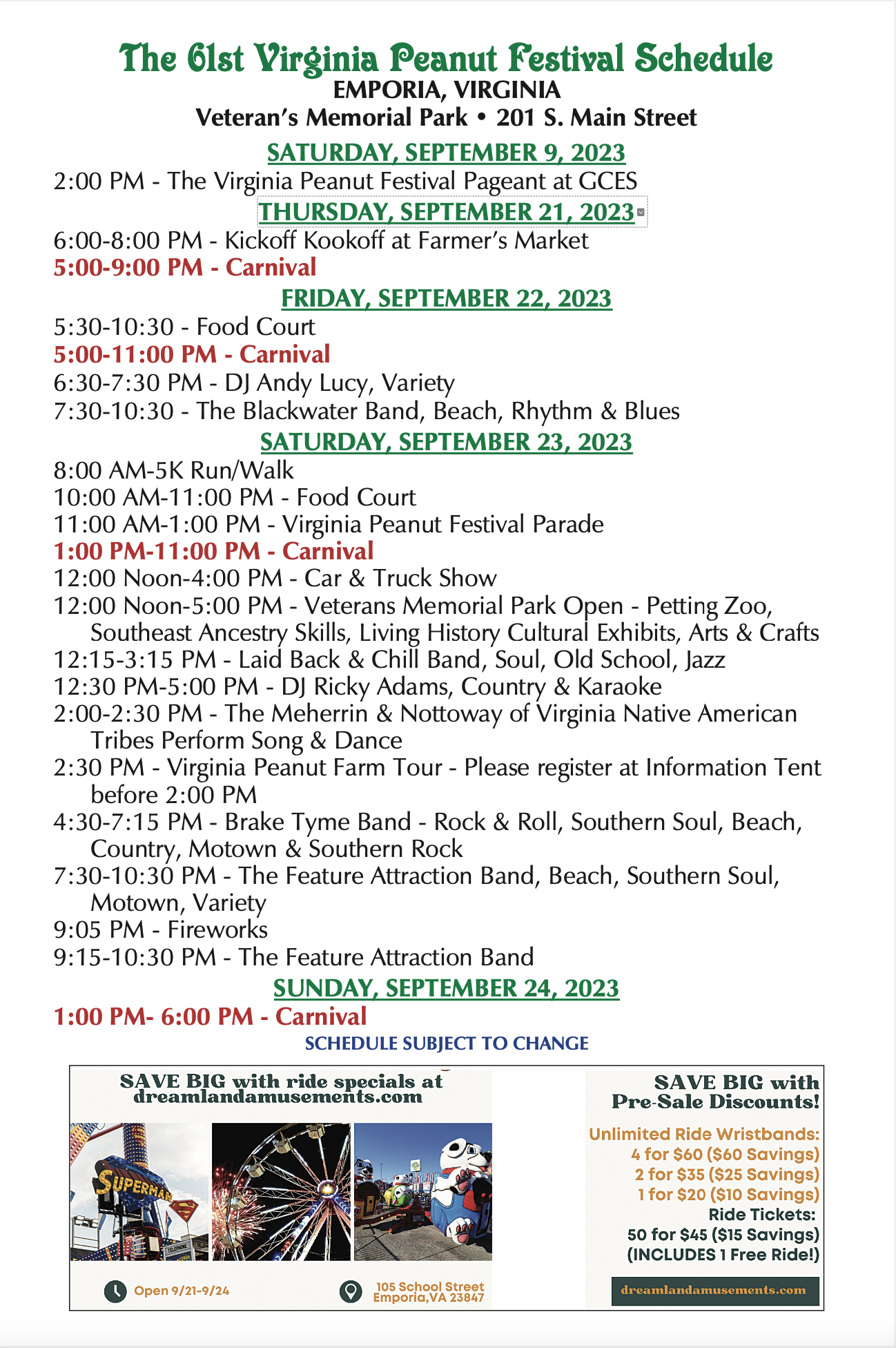 Fourth of July — Emporia-Greensville Chamber of Commerce