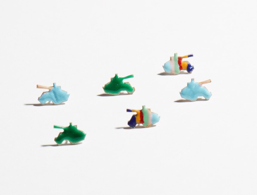 Tank Earrings, 2019.
