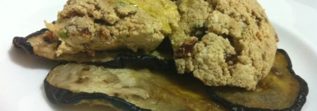 OVOLINE DI TOFU SU CIALDE DI MELANZANE