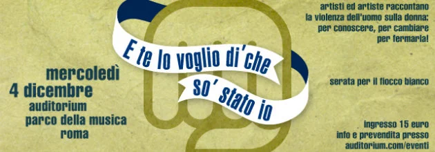 E te lo voglio dì che sò stato io