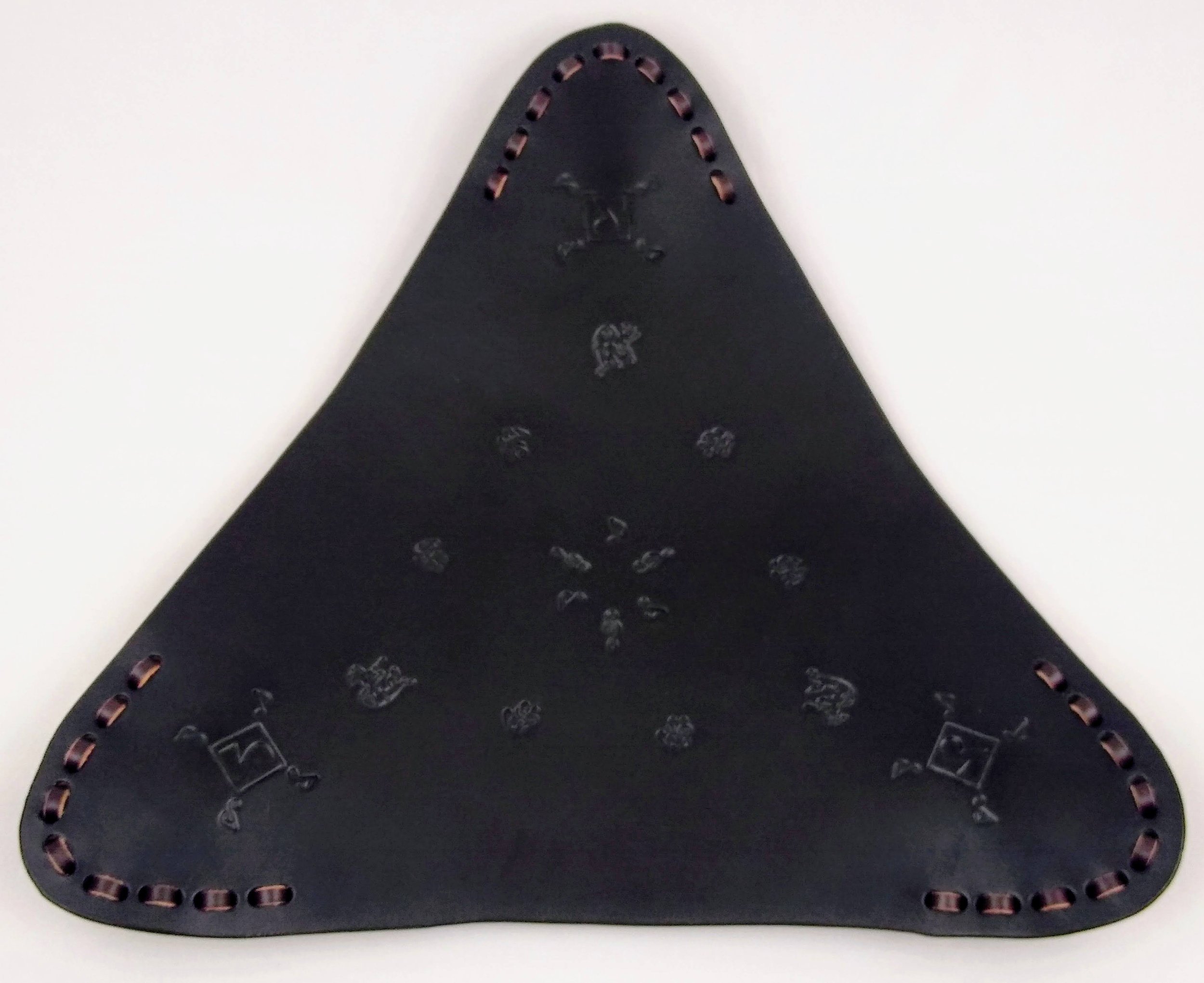 Large Black Kokopelli Seat