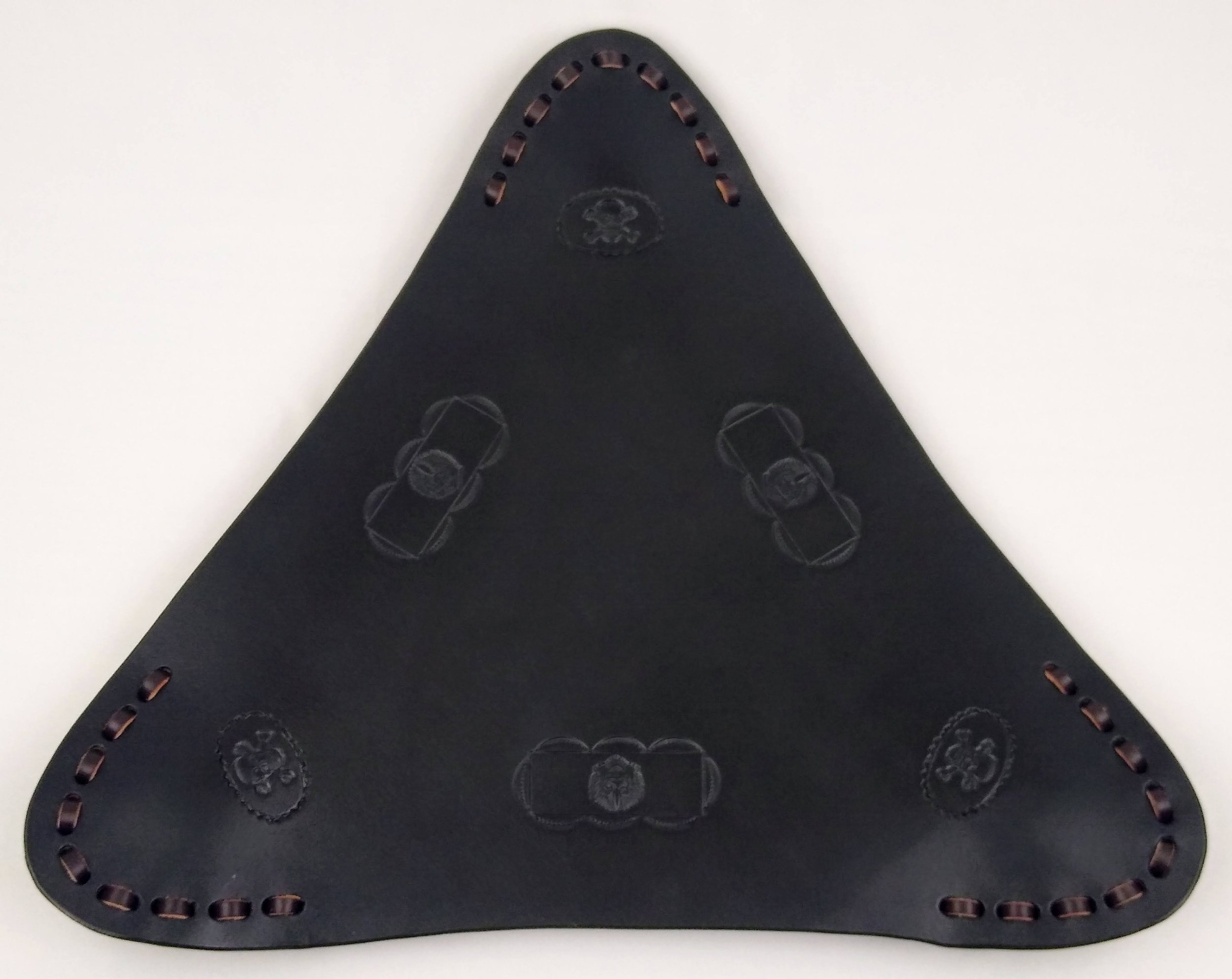 Large Black Skulls Seat