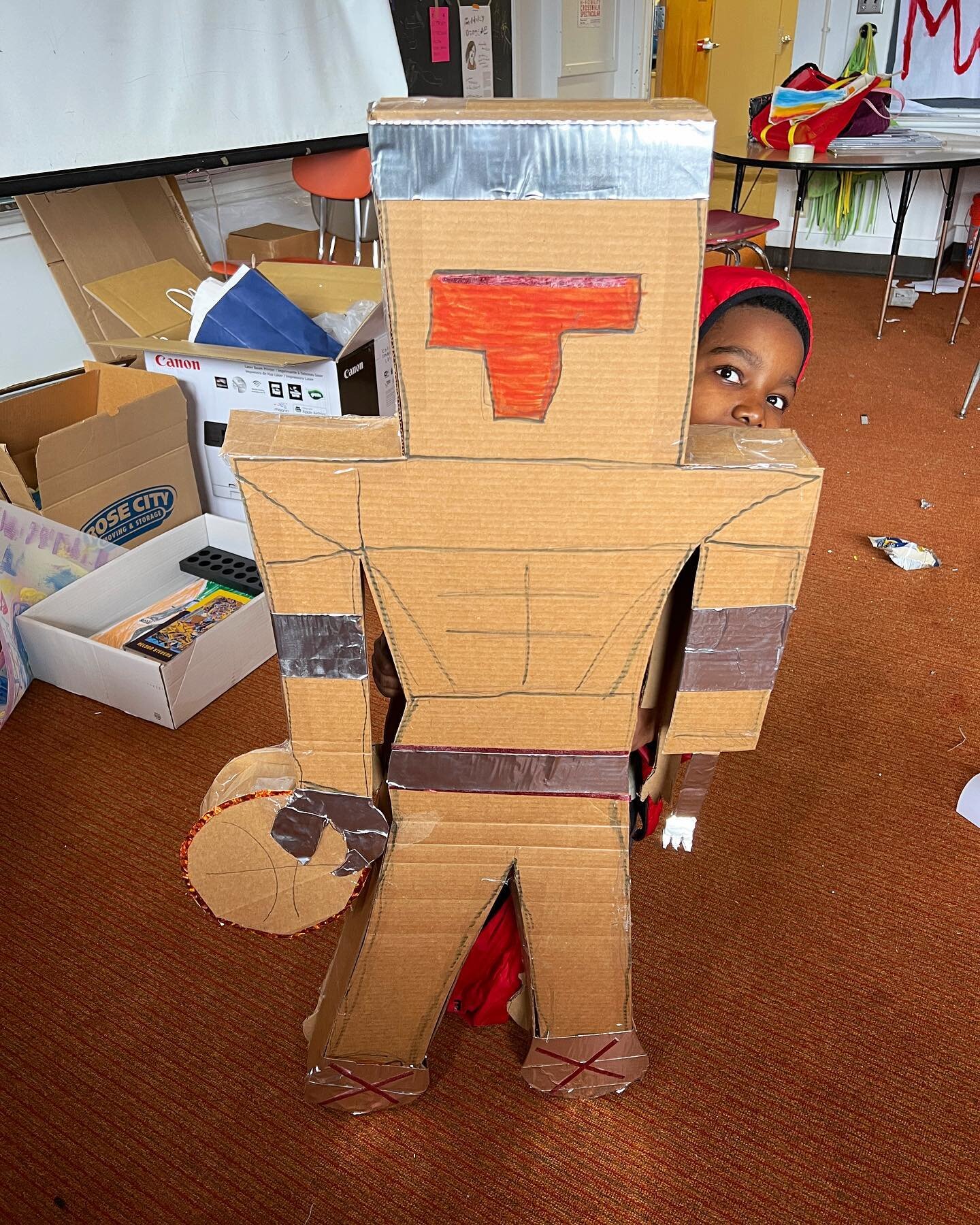 As part of the KSMoCA one on one mentoring program Mase made a robot!