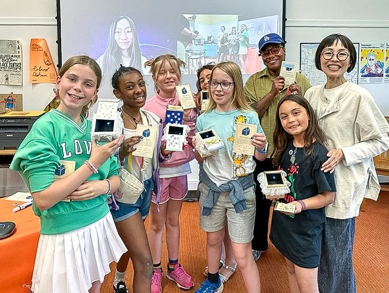Just before the school year ended, Nozomi Watanabe led two workshops as part of her worldwide Nomadic Stars Project. Six students created their own star&mdash;something that can serve as a guidepost for others and light their way forward. First they 