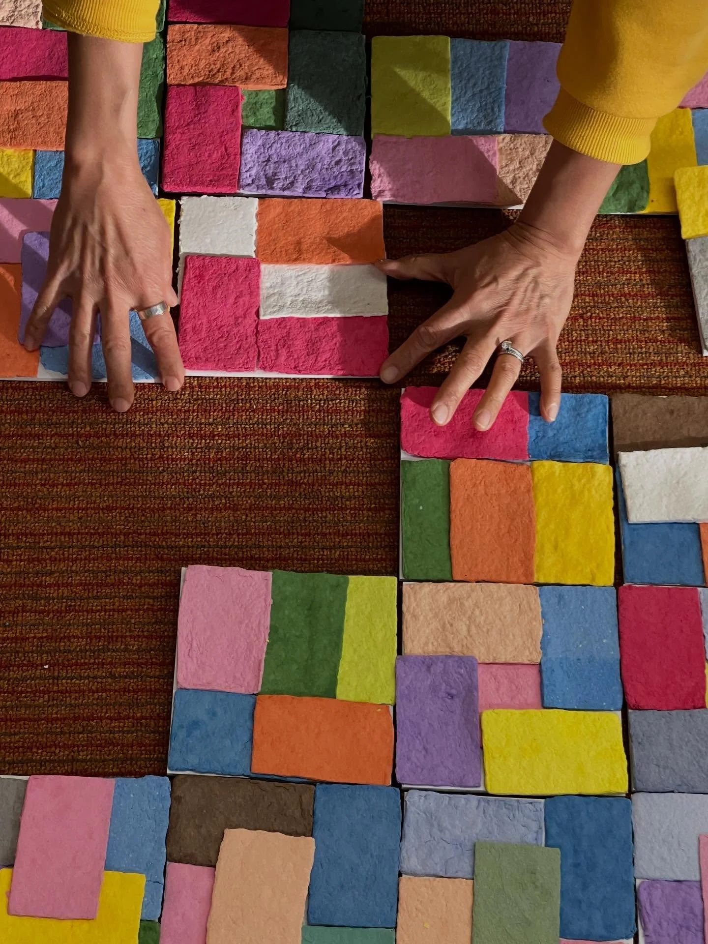 Artist in residence, Yoonhee Choi has been very busy preparing for her exhibition &lsquo;Spring Stroll&rsquo; in collaboration with KSMoCA. Choi is creating a large installation from the pulp paper compositions made by the entirety of King school stu