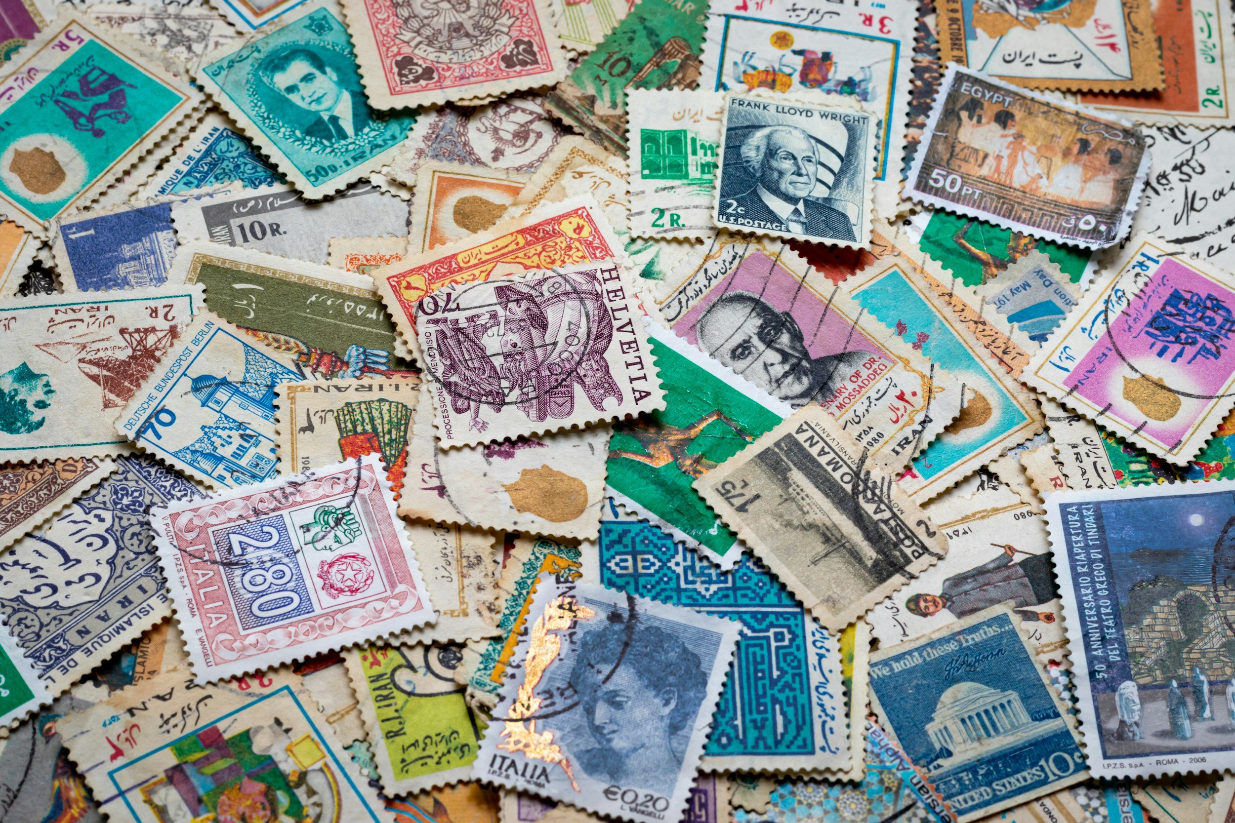 Distractions: The slow art of stamp collage