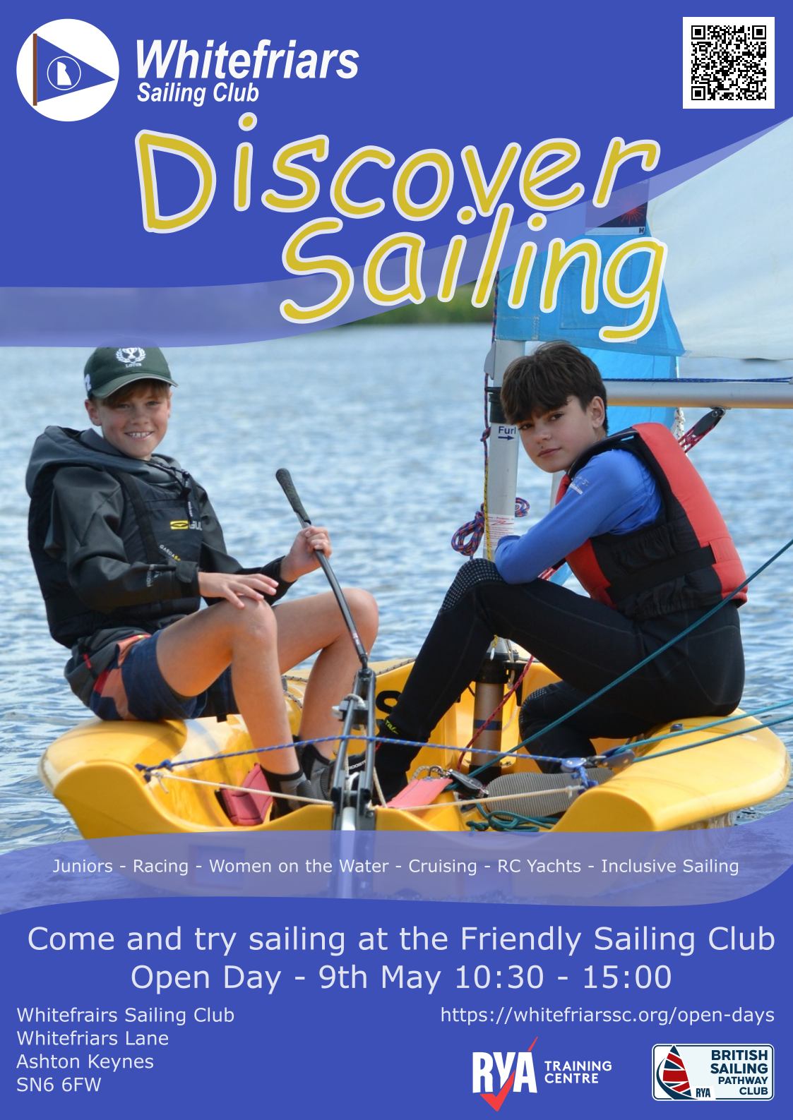 Whitefriars Sailing Club Open Day