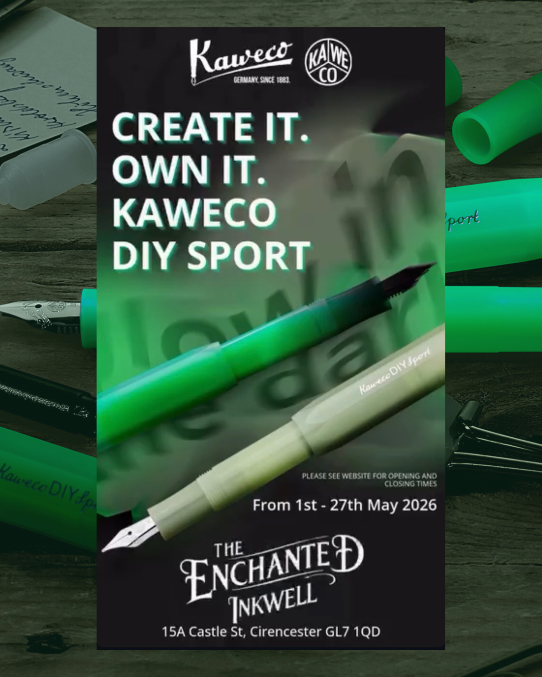 Make your own Glow-in-the-Dark fountain pen