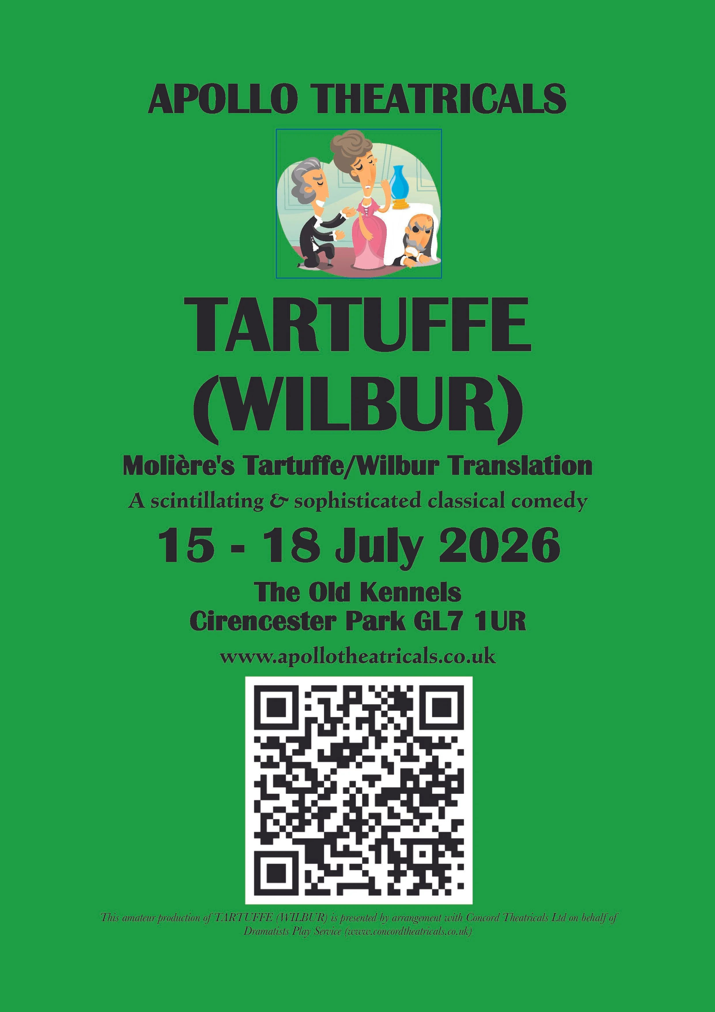Open Air Theatre Production - Tartuffe