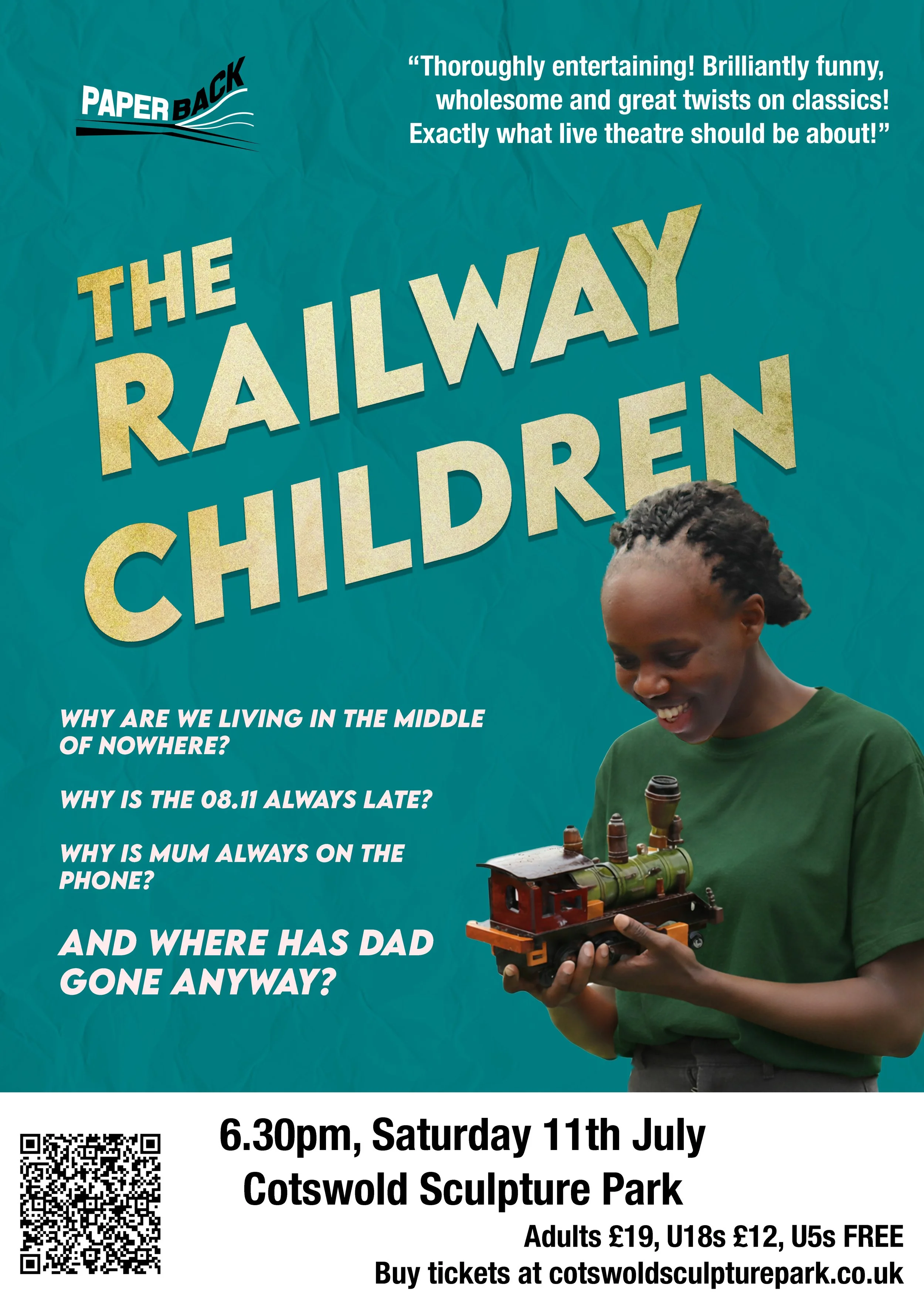 The Railway Children - Presented by Paperback Theatre Company