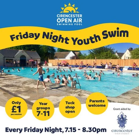 Cirencester Open Air Swimming Pool awarded funding from the council’s Community Projects Fund