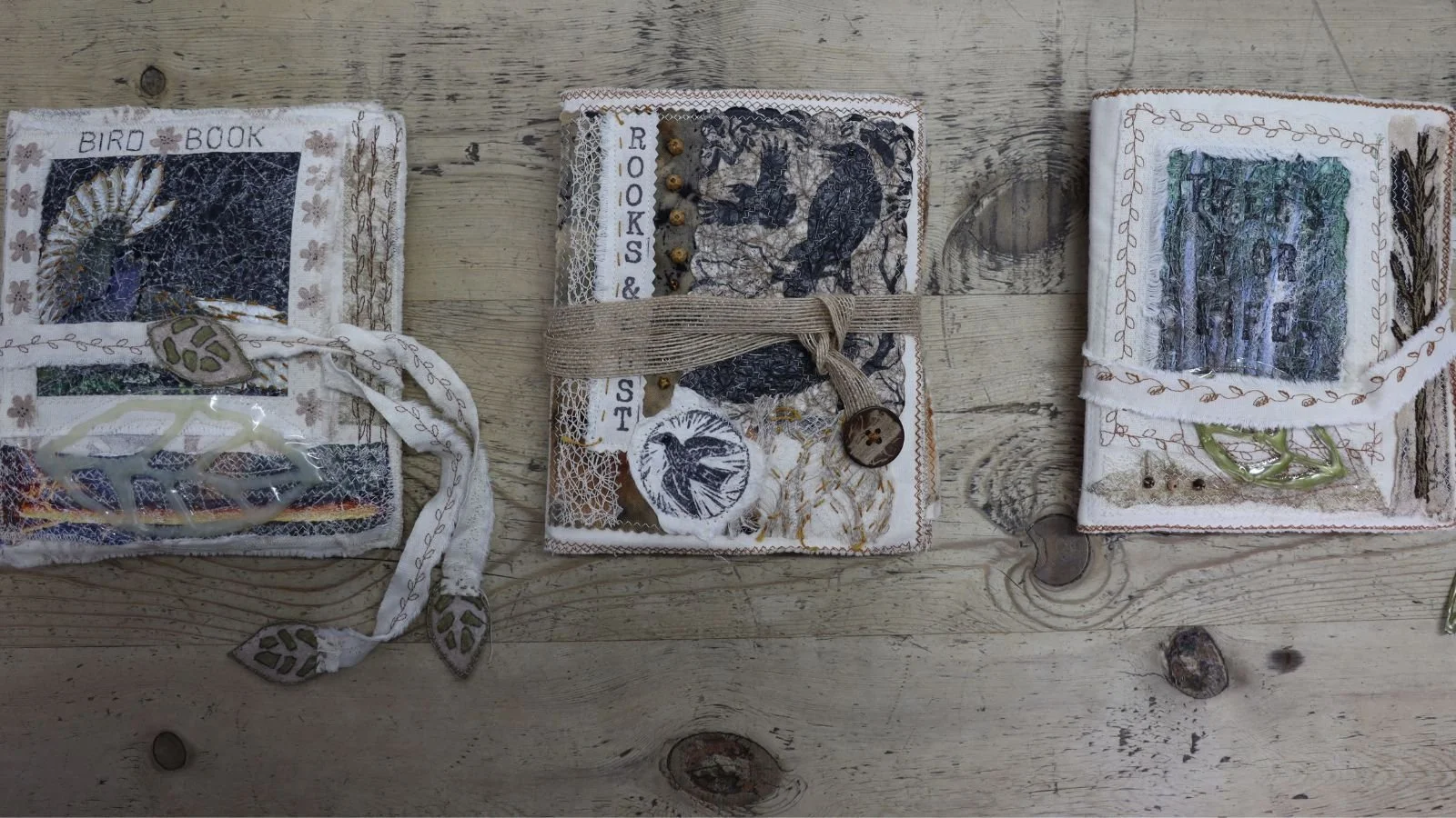 Workshop - Book Making - Textiles Mixed Media 4 days