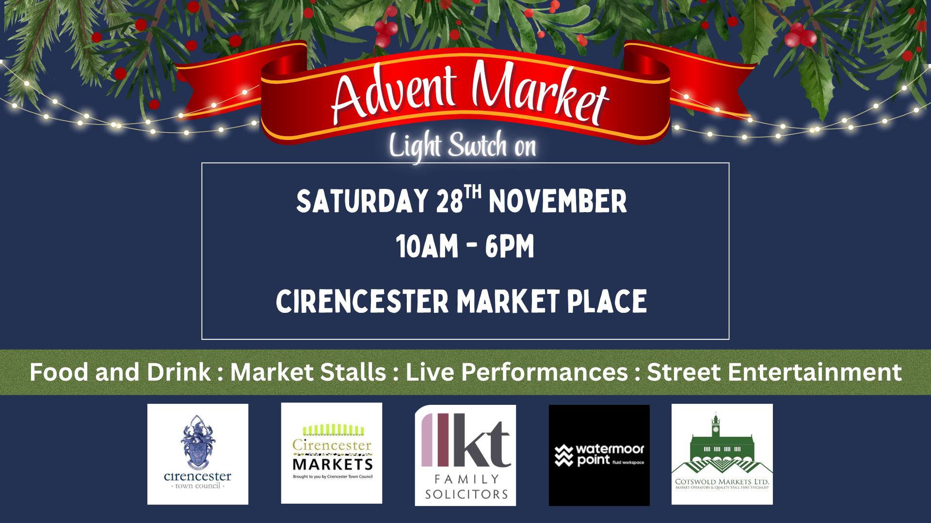 Advent Market &amp; Light Switch-on