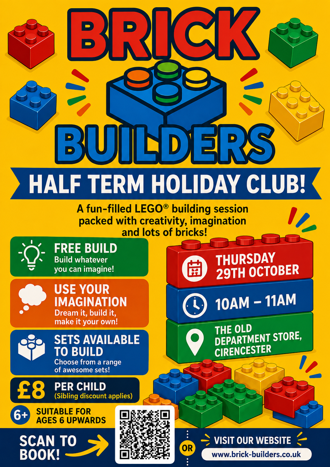 Brick Builders - Half term holiday club