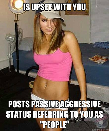 She seems like a nice young girl. I'm sure she'll get what she wants, only because she probably "wants" to be degraded by her man because she has a host of daddy issues.