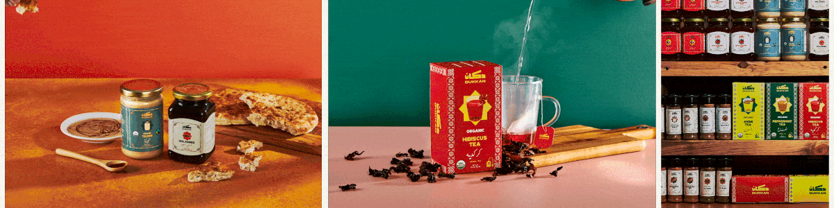 The first big project was a product shoot - previously Dukkan only had isolated pngs of the product. We were able to create a library of dynamic images that spoke to the spirit of Dukkan.