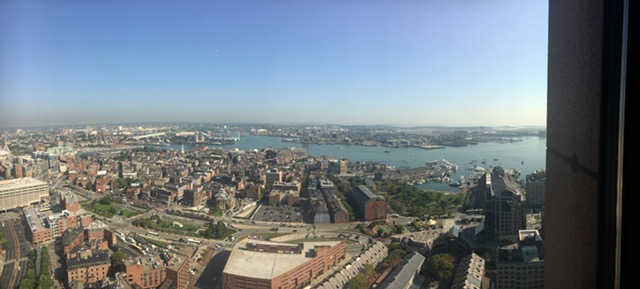 Not a bad view of Boston's Seaport from 60 State Street!
