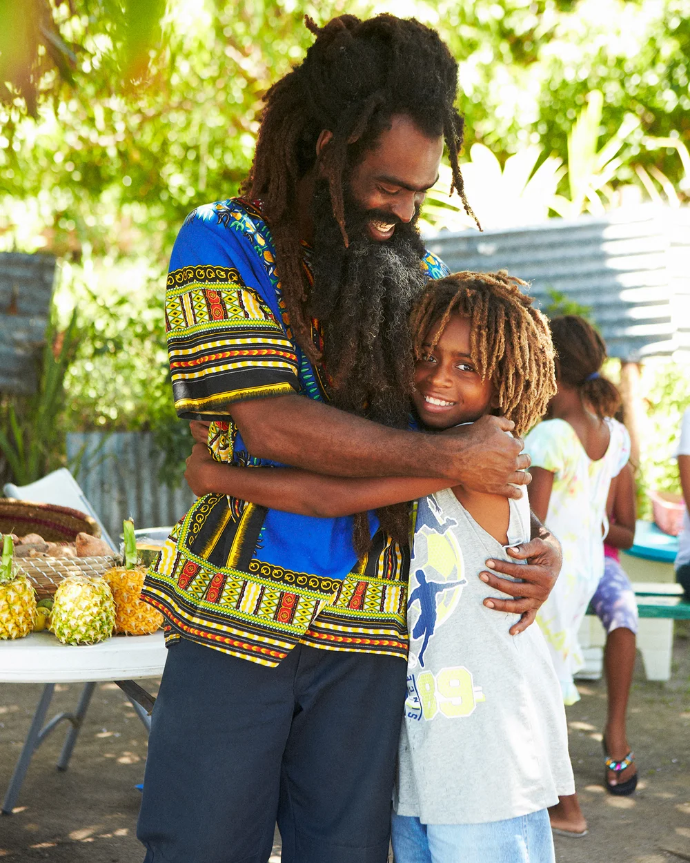  FARI WITH ONE OF HIS LOVING SONS 