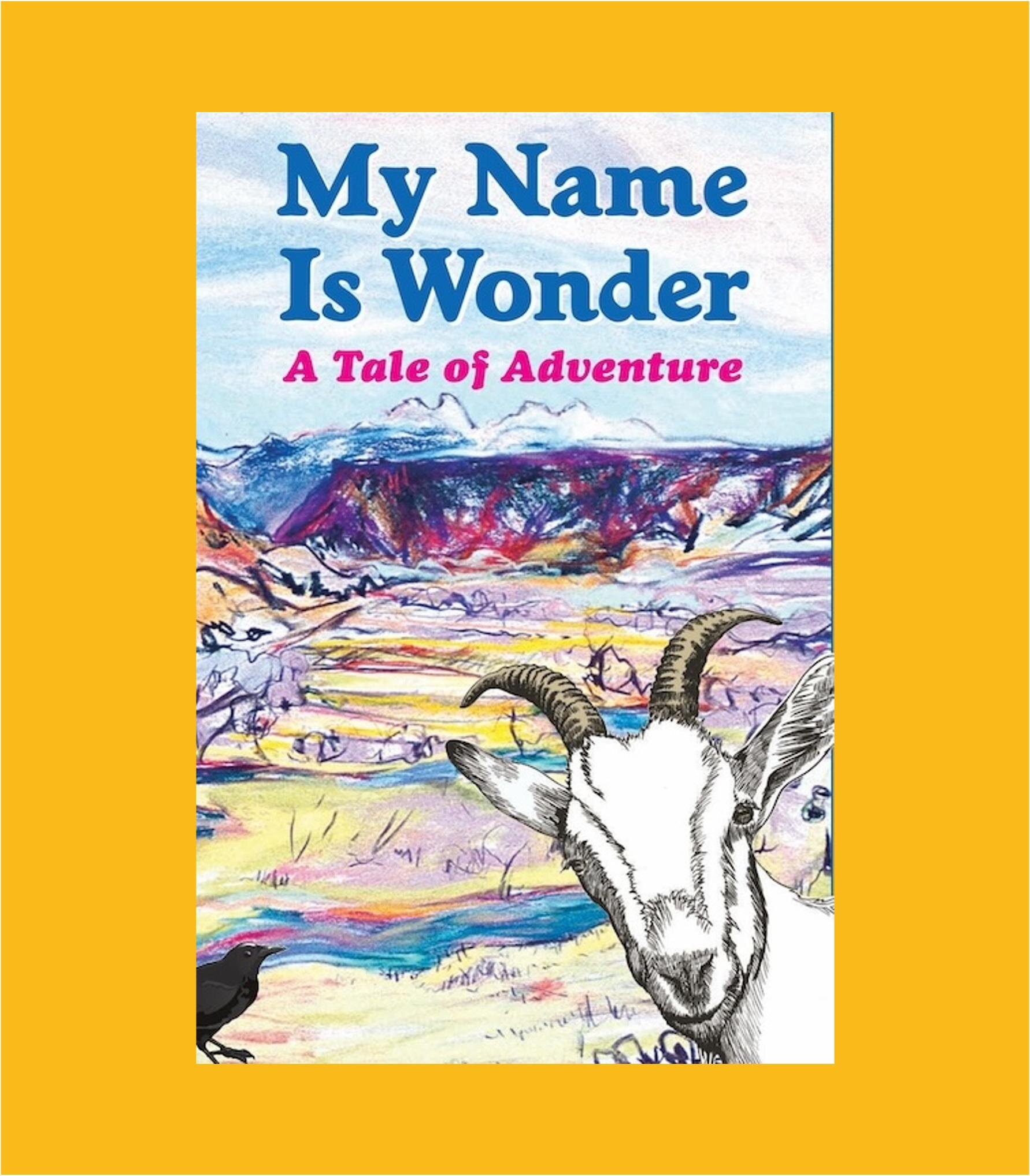 Working up the details of the audio release of My Name is Wonder in the next few weeks, and needed to go back through the archives. Here's the original artwork from Jennet Inglis, and the cover that resulted with addition of Wonder, an exceptional go
