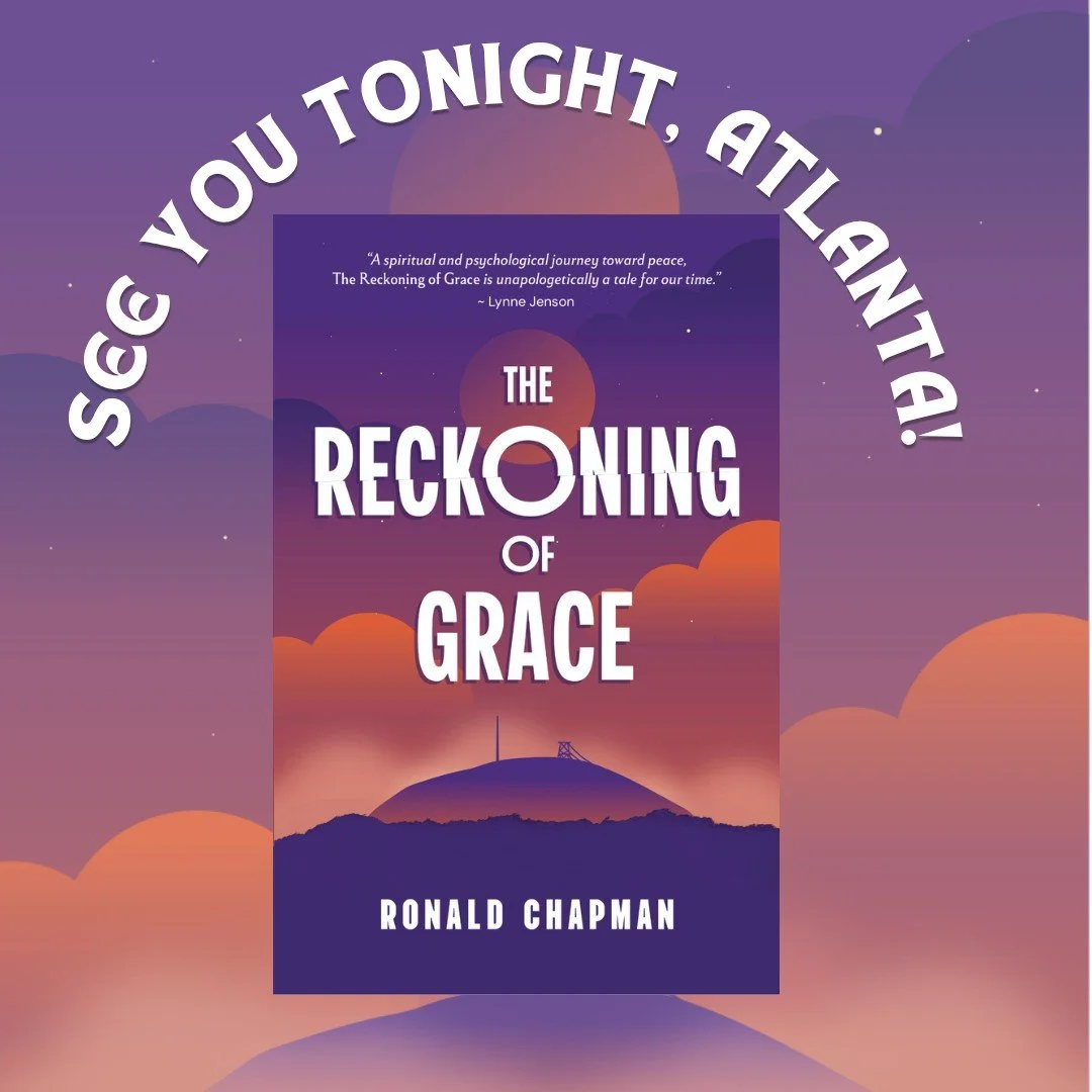 ⏰ ATLANTA &mdash; we&rsquo;re just 2 hours away!

Join Ronald Chapman tonight at The Carter Center for the official Atlanta launch of &quot;The Reckoning of Grace&quot;, the newest installment in the Saga of Grace series.

✨ Come for the conversation