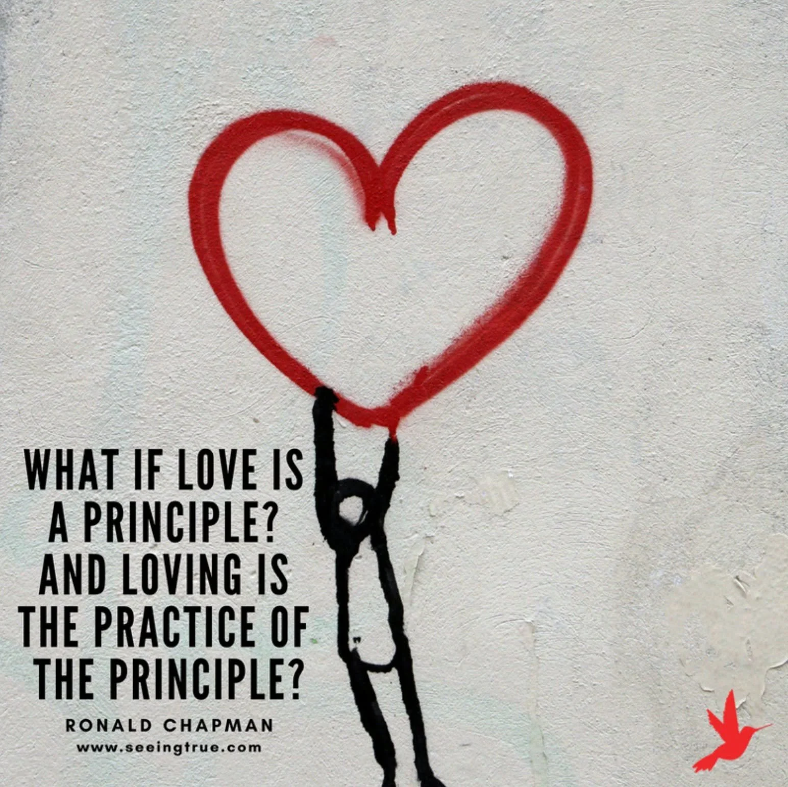 If You Can't Love Everyone, It's Not Love:
Love has no conditions and no expectations
(Note: I learned this the hard way, a story told in this blog)

First, this painstaking reality. It&rsquo;s not very easy to get over all the things within us that 