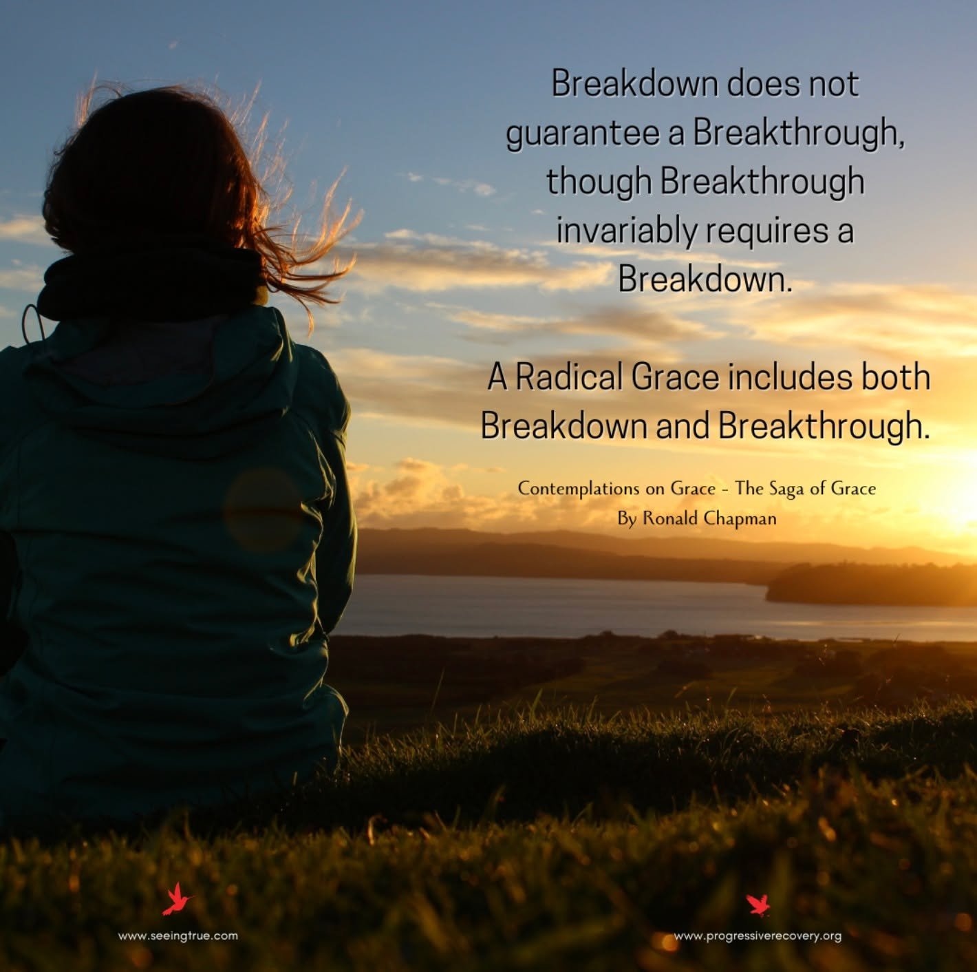 Breakdown? Breakthrough? 

While challenges alone do not guarantee growth, breakthroughs in our lives rarely happen without disruptions. Breakdown can expose old patterns, beliefs, and defenses that keep us stuck, creating the opportunity for somethi