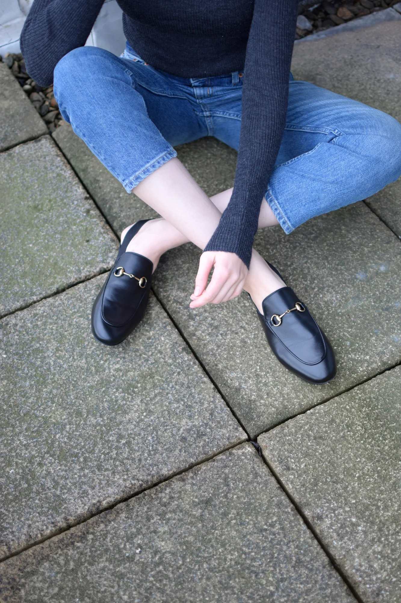 gucci horsebit slingback