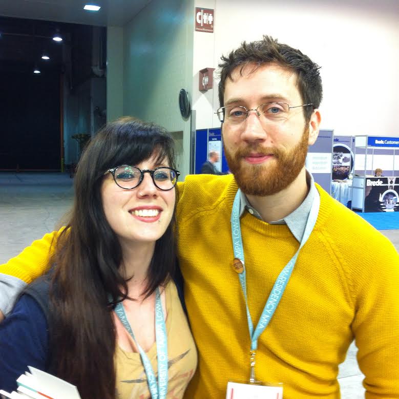 AWP buddies. (w/ Colin Winnette)