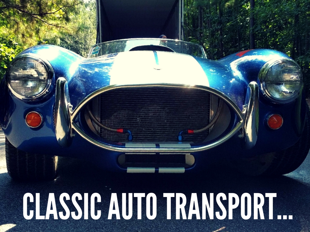 Paige, " I want to send you a note thanking you for the the great job Serge and your team did in moving two of my cars, the 1965 427 Shelby Cobra and a Mintner 1956 Ford T-Bird from Atlanta to San Francisco. It was challenging because neither car was running and both had to come down a long steep driveway to be loaded on the Transport Truck...