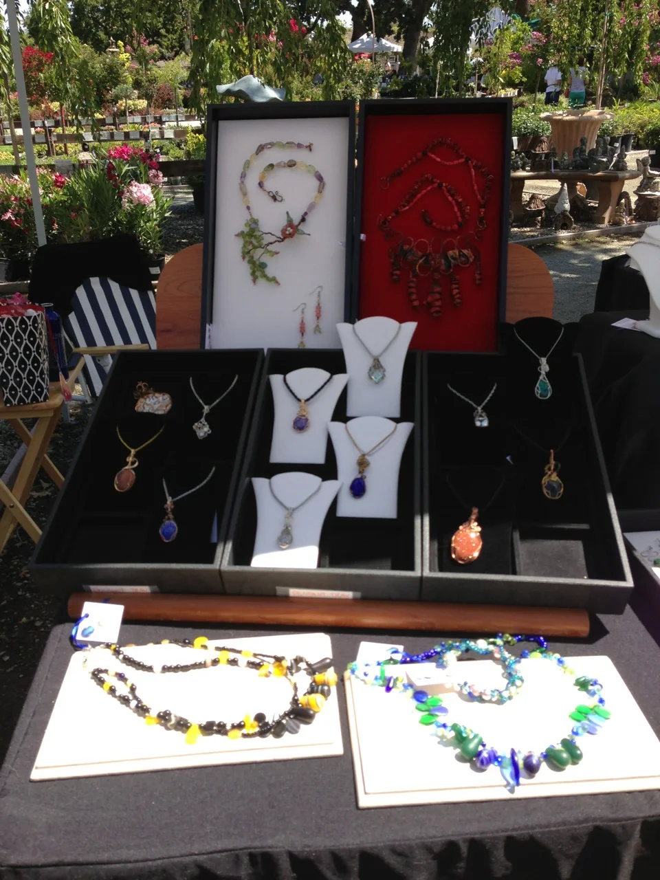 Close up of Rhonda's Display