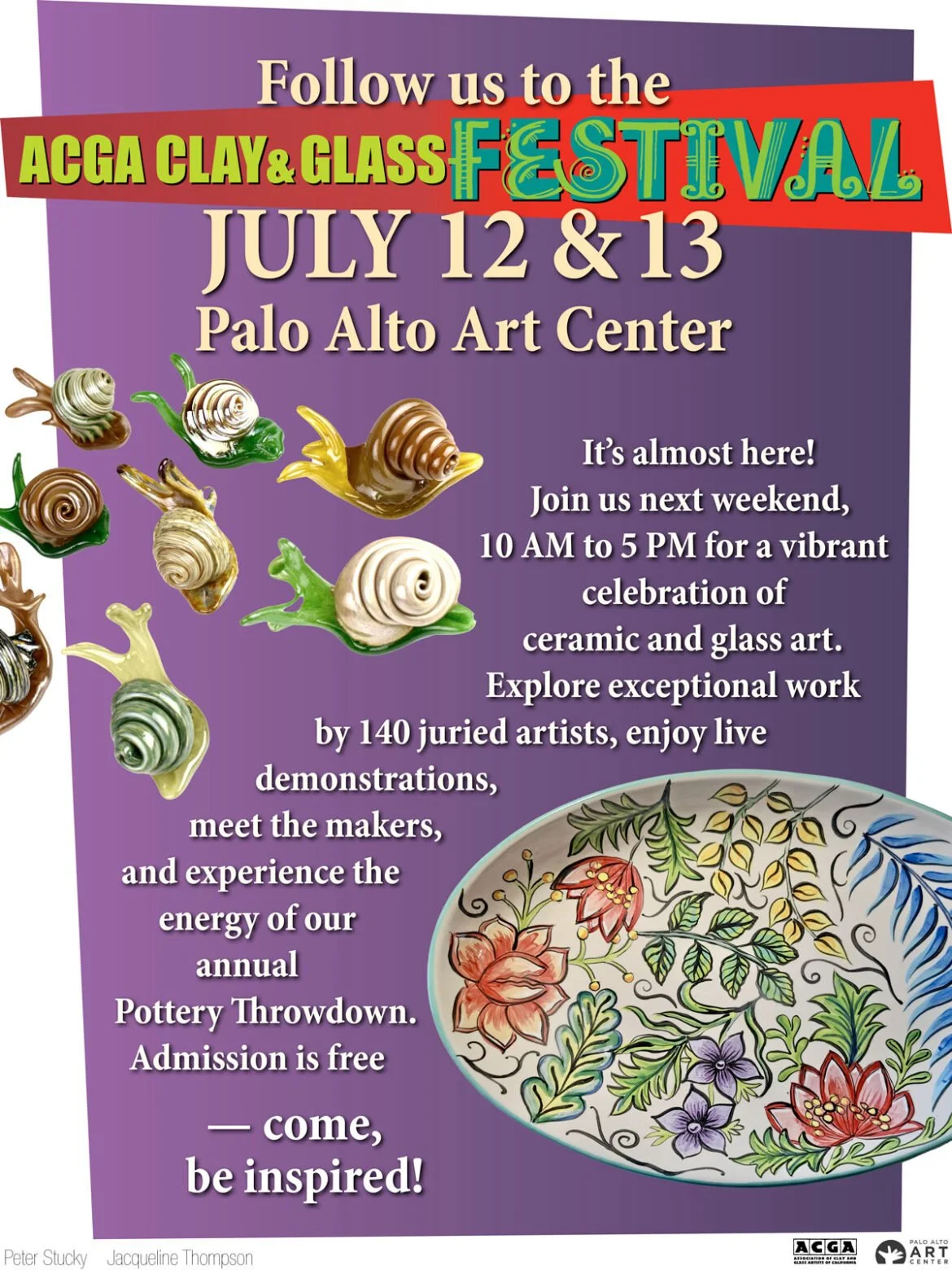 Annual Assoc. of Clay and Glass Artists of Calif. (ACGA)