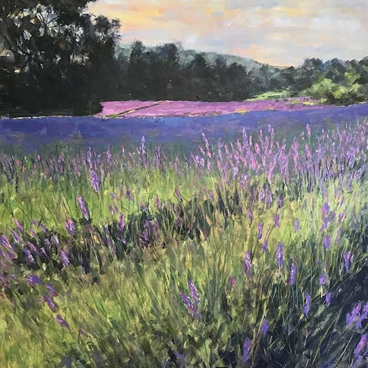 David Gates showing his Landscapes at the Independent Gallery in Livermore