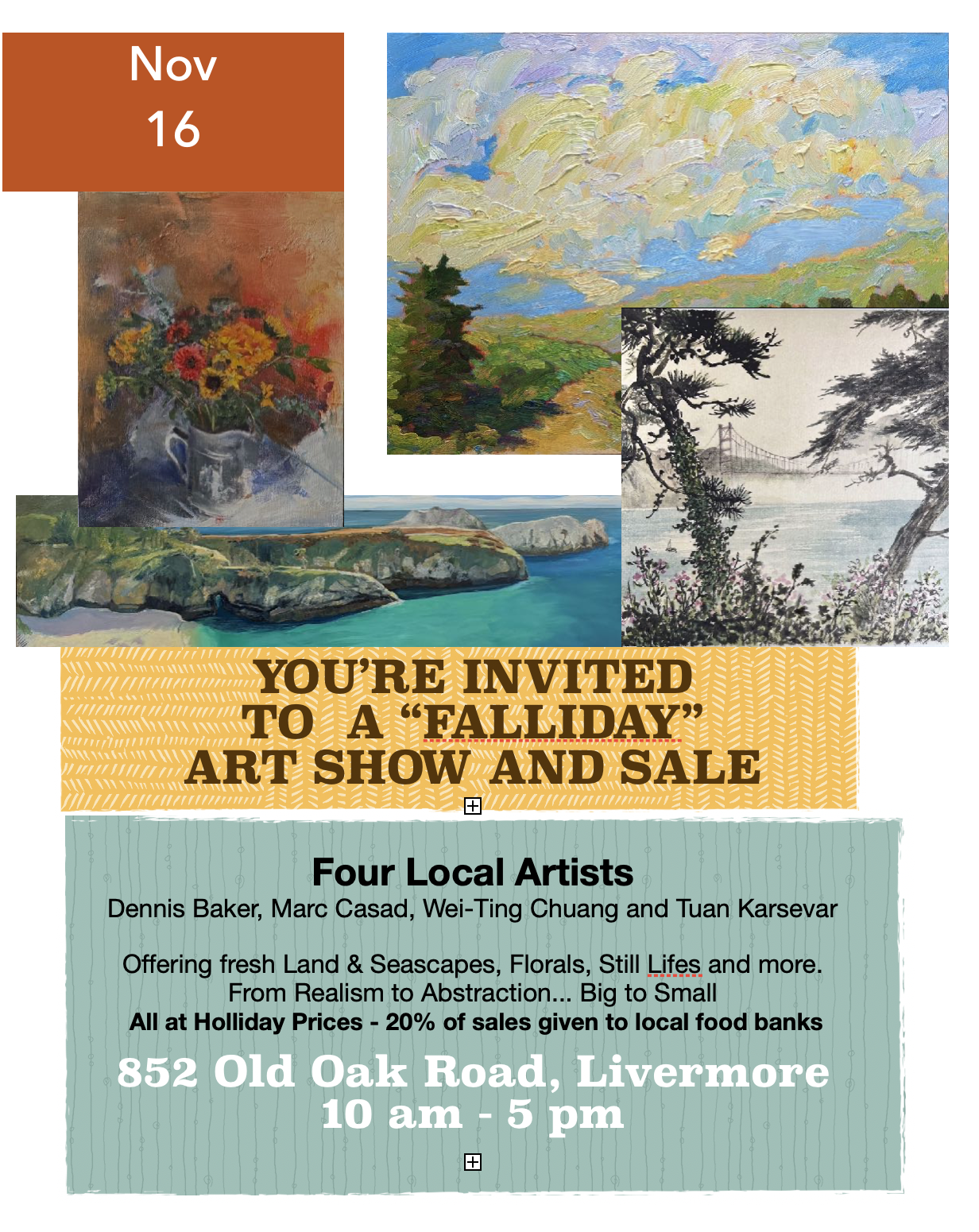 A "Falliday" Art Show and Sale