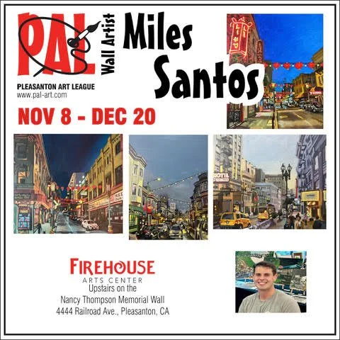 PAL Wall : Exhibiting Artist Miles Santos from Nov 8th - Dec 20th.