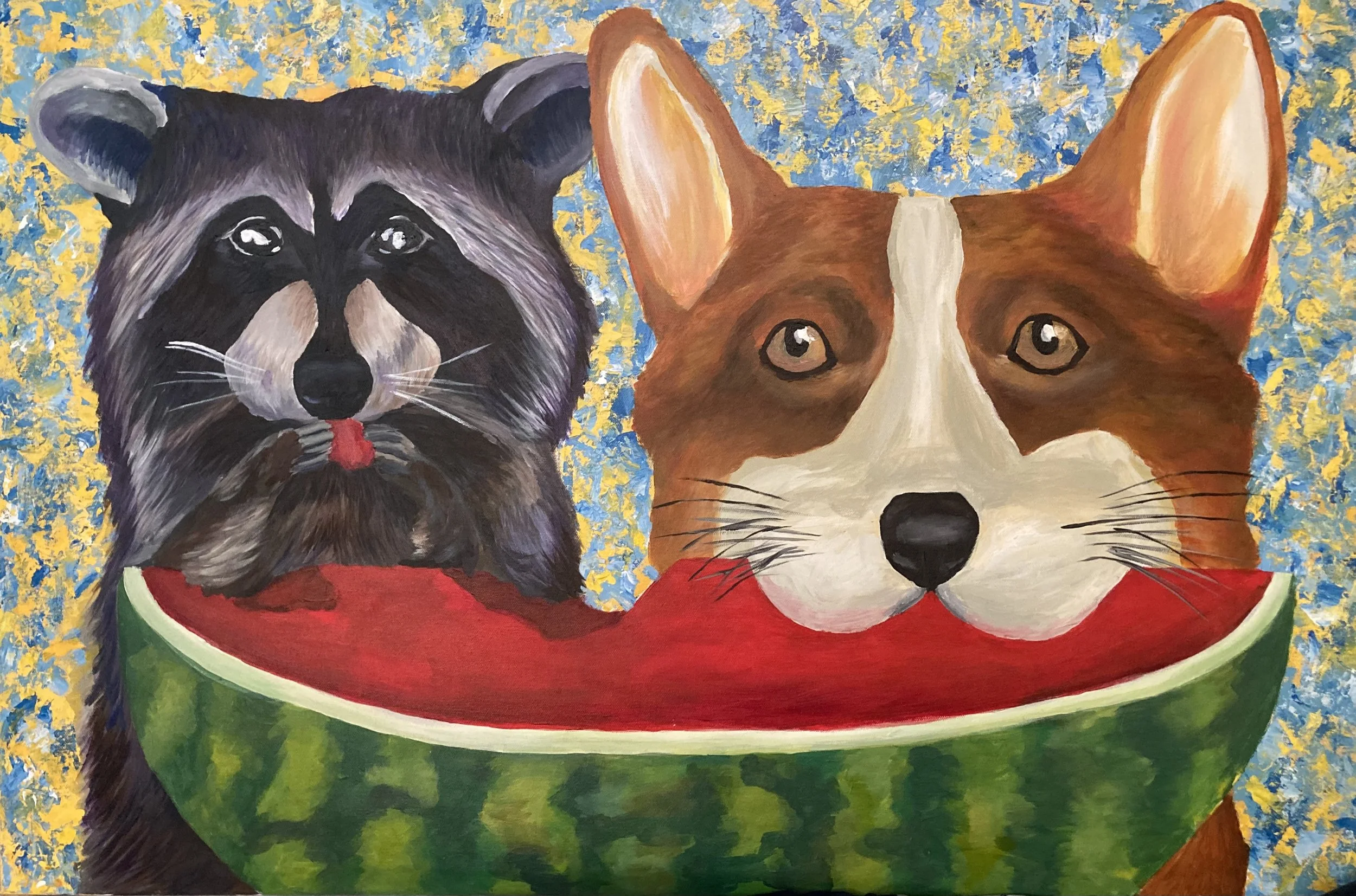 HenryMikayla_Watermelon Feast_AcrylicPainting_36x24_1750.jpg