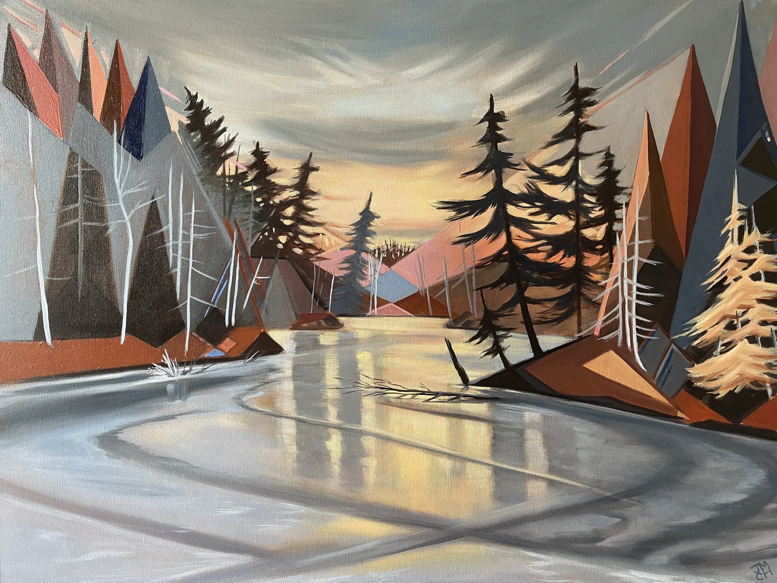 JH_2- Calm, Cold, Bright, oil on canvas, 40''x30''.jpg