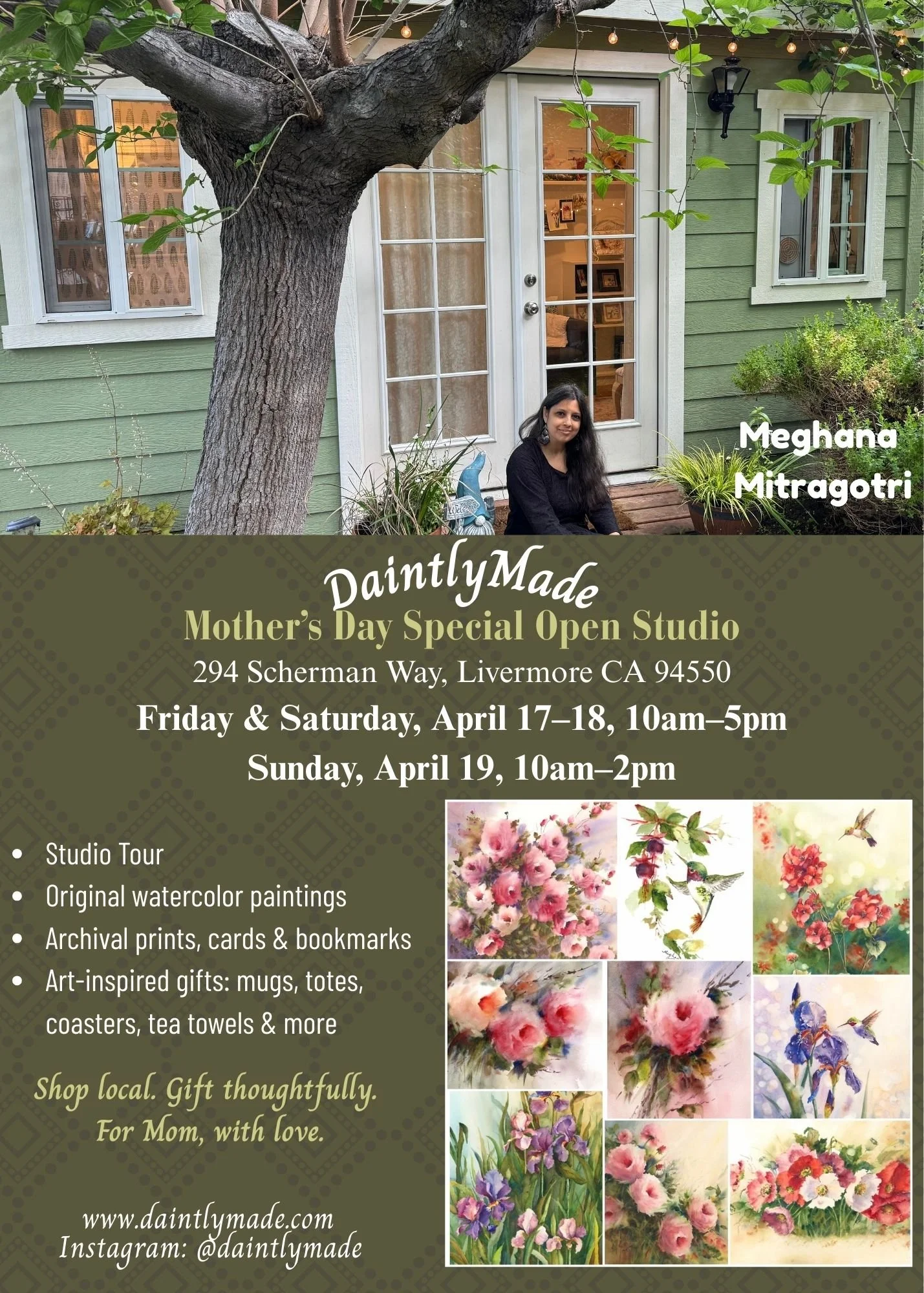 Meghana Mitragotri's Mother’s Day Special Open Studio April 17-19